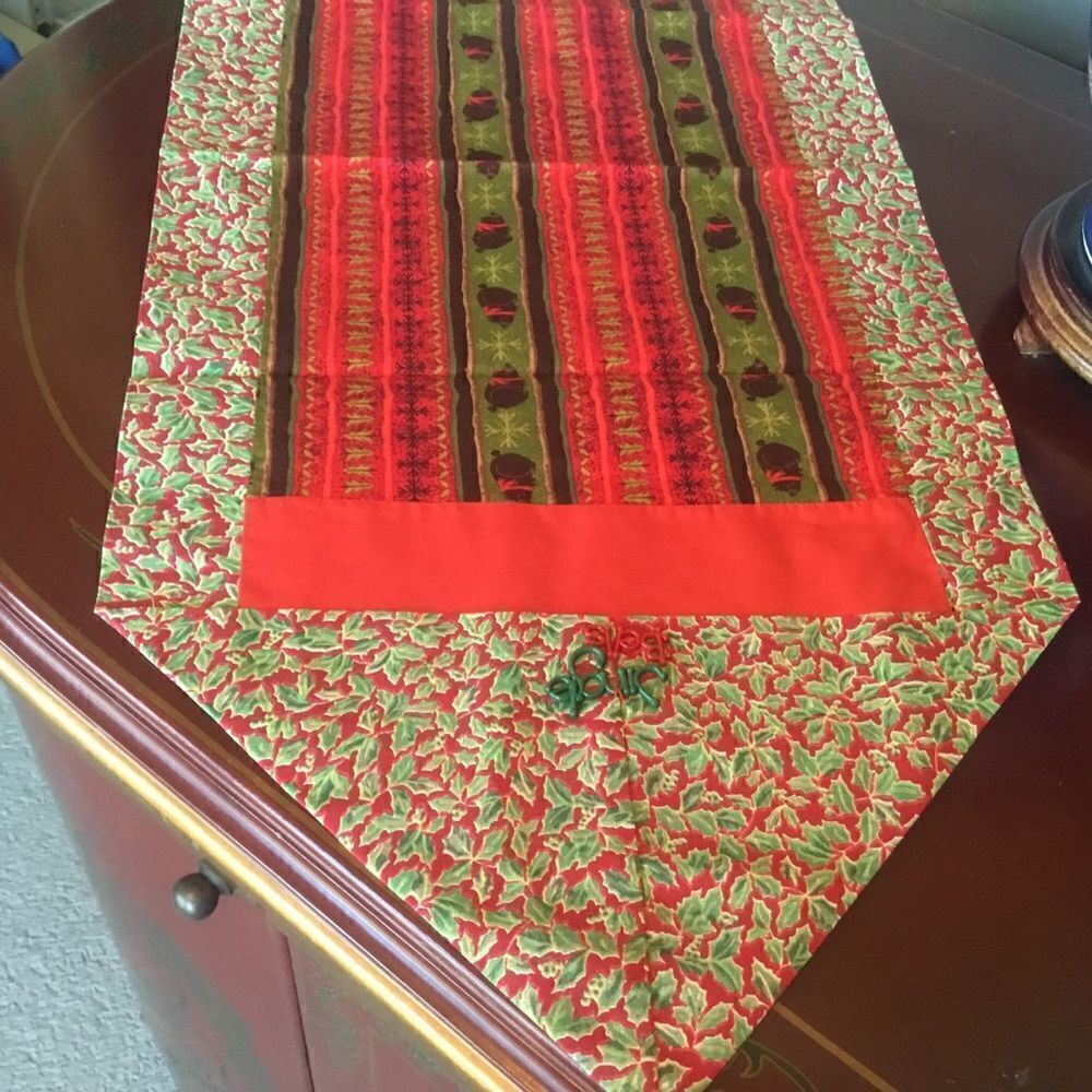 Handmade Holiday Runner NWOT